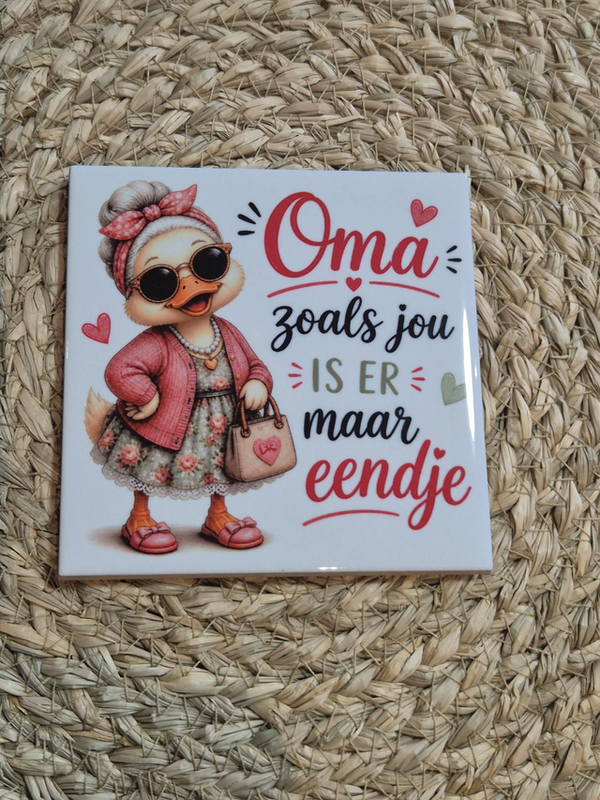 Tegel | Oma zoals jou is er maar eendje