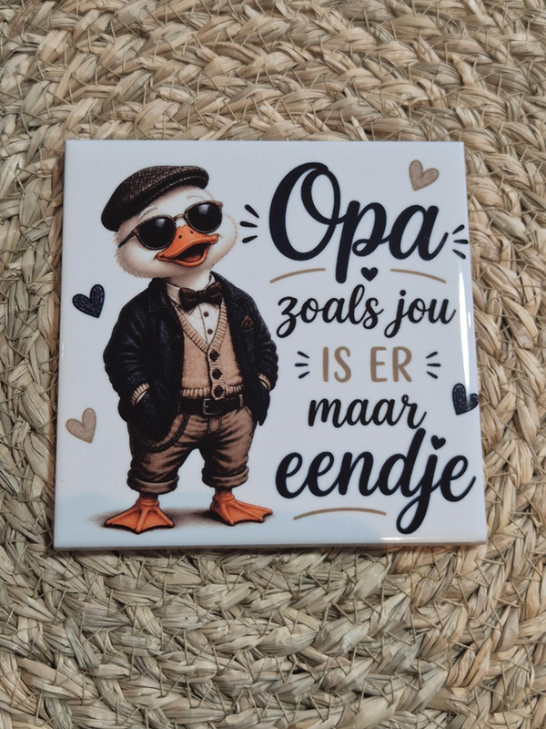 Tegel | Opa zoals jou is er maar eendje
