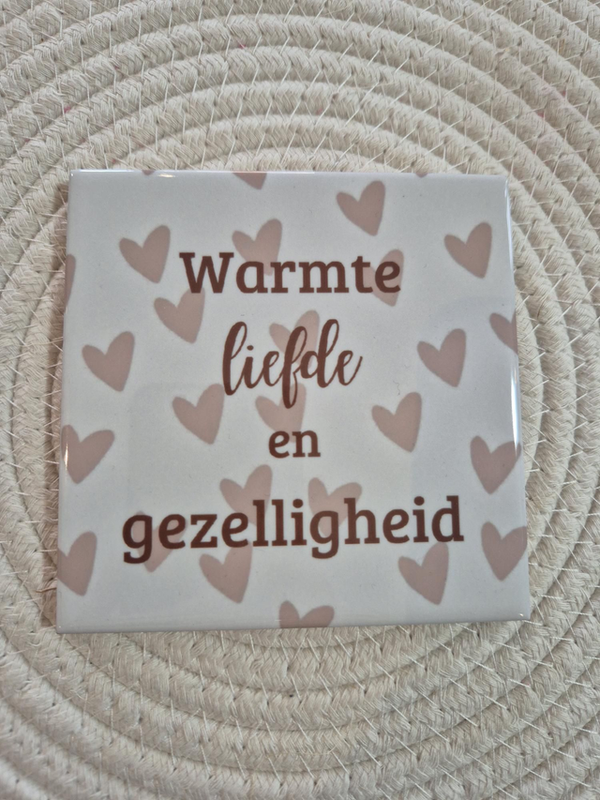 Tegel | Warmte liefde en gezelligheid