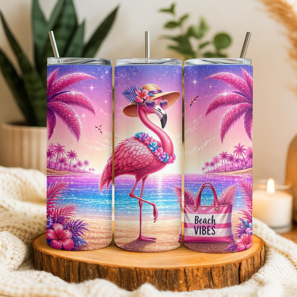 Tumbler / Drinkbeker | Flamingo
