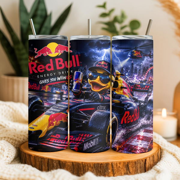 Tumbler / Drinkbeker | Formule 1 race eend RedBull
