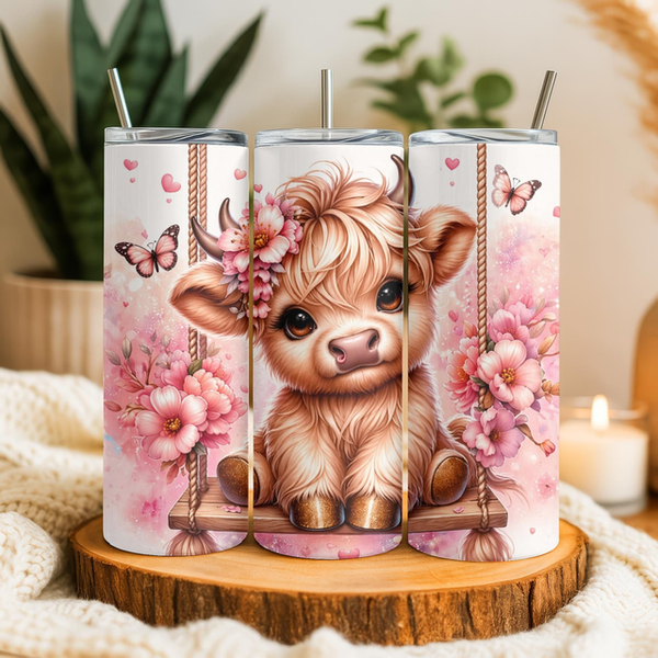 Tumbler / Drinkbeker | Schotse Hooglander schommel