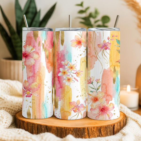 Tumbler / Drinkbeker | bloemen