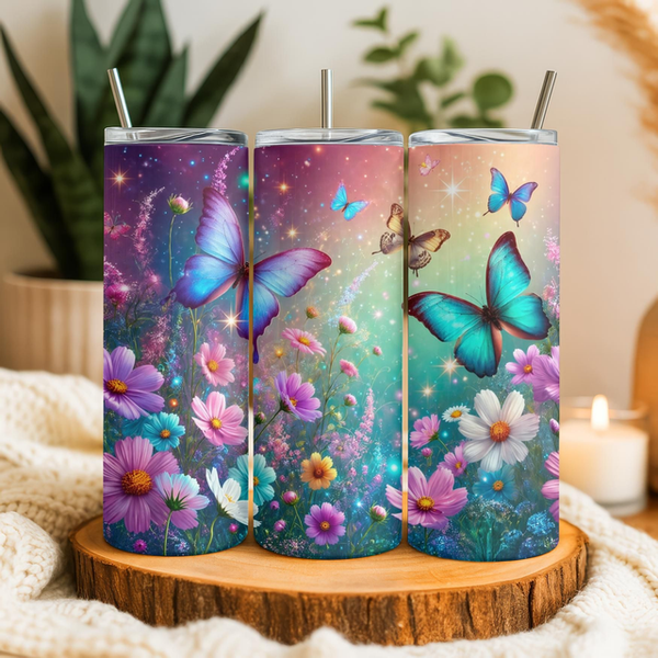 Tumbler / Drinkbeker | Vlinders