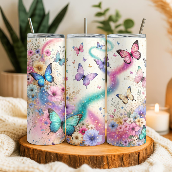 Tumbler / Drinkbeker | Vlinders