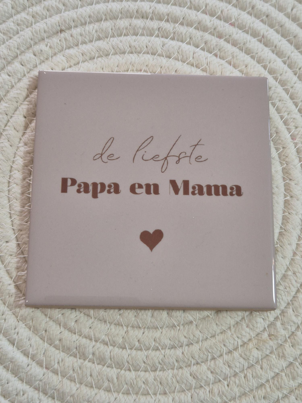 Tegel | De liefste Papa en Mam