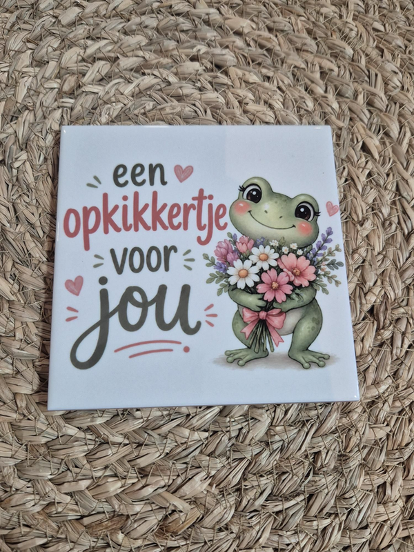 Tegel | Opkikkertje