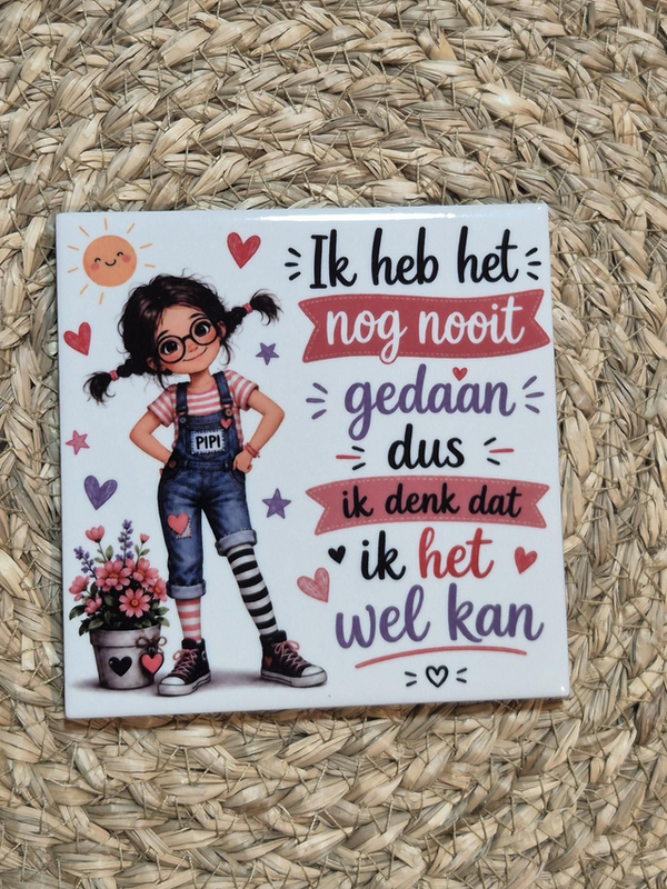 Tegel | Ik heb het nog nooit gedaan dus ik denk dat ik het wel kan