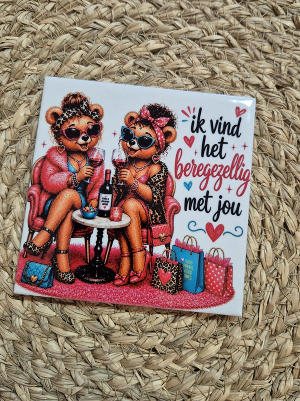 Tegel | Ik vind het beregezellig met jou