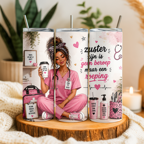 Tumbler / Drinkbeker | Zuster zijn is geen beroep