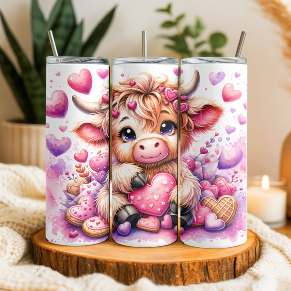 Tumbler | Schotse hooglander hartjes