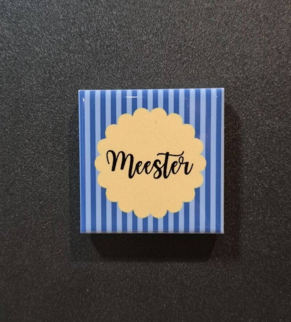 Magneet tegel | Meester
