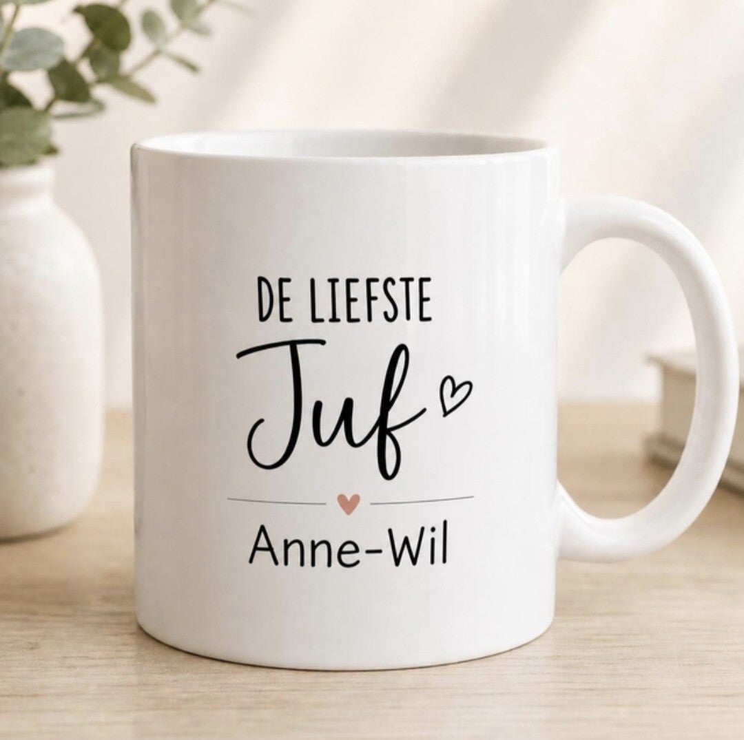 Mok | Gepersonaliseerd | De liefste Juf