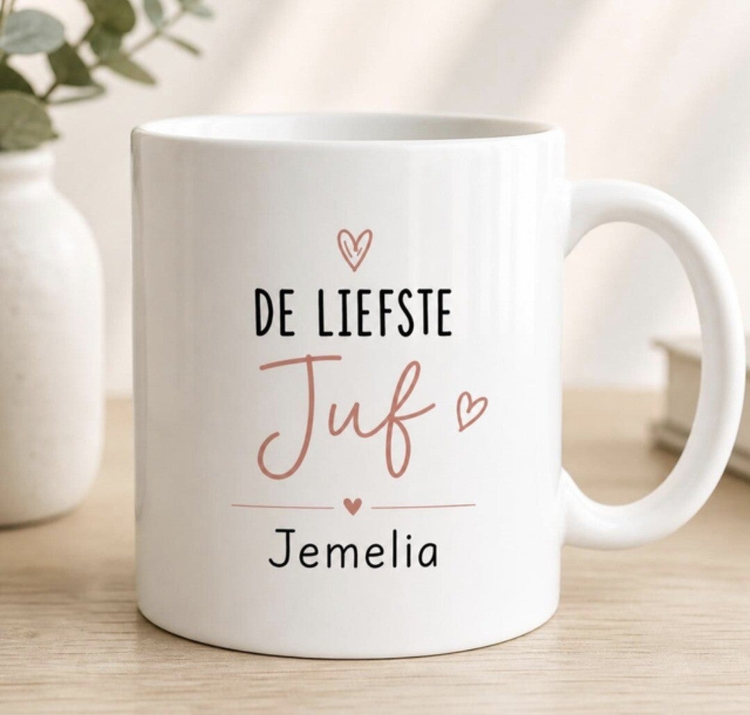 Mok | Gepersonaliseerd | de Liefste Juf