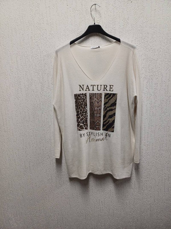 Beige shirt nature