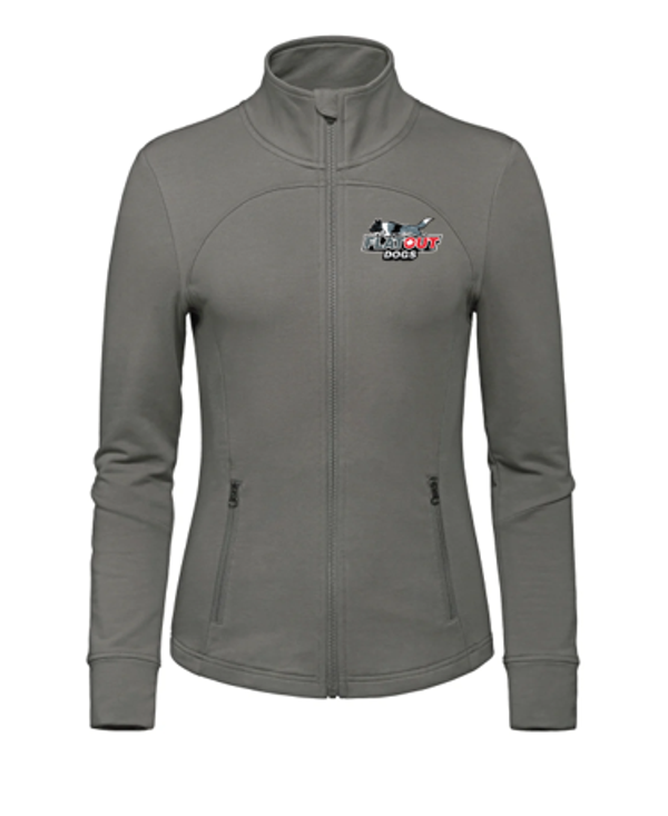 Flat Out Dogs - Adventurer French Terry Full Zip Sweater - Ladies