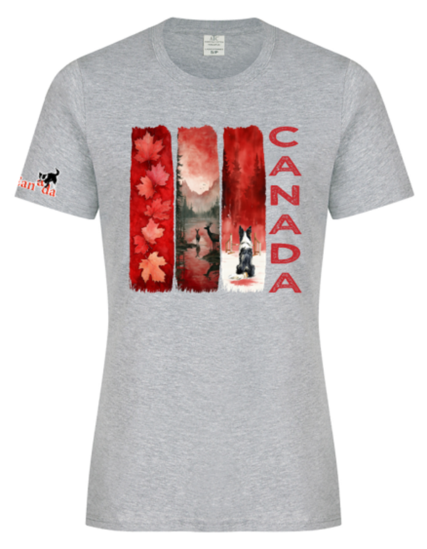 WAO Team Canada Fundraiser Ladies Ringspun Cotton Tee