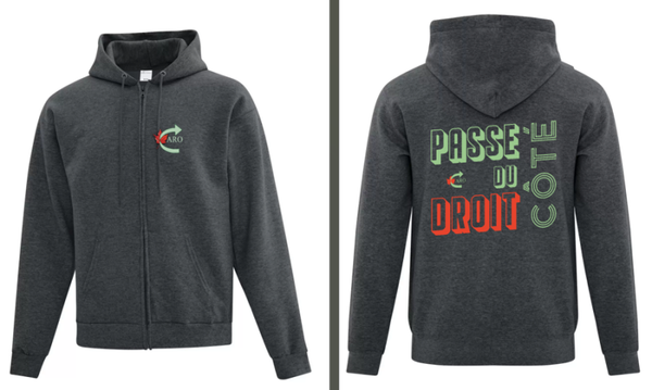 CARO PASSE DU DROIT Unsiex Full-zip Hoodie ATCF2600