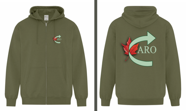 CARO Unsiex Full-zip Hoodie ATCF2600