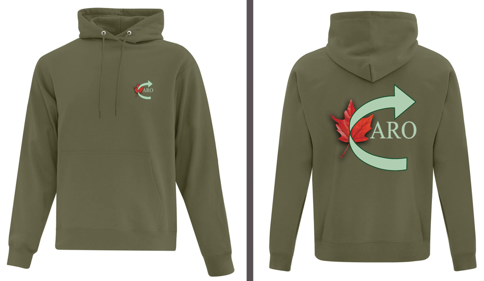 CARO Unsiex Fleece Hoodie ATCF2500