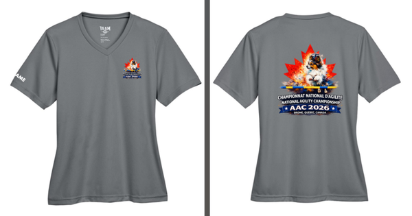 AAC Nationals Ladies V-neck Performance Tee