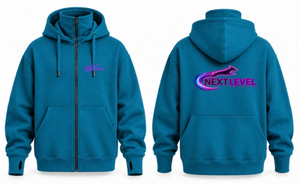 NL - Sidekick UNISEX Full-Zip Hoodie with Integrated Neck Warmer