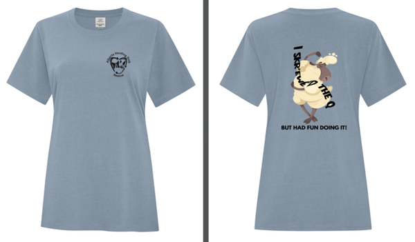 ABHDR Skr"ewe"d The Q - Ladies Earth Wash Tee