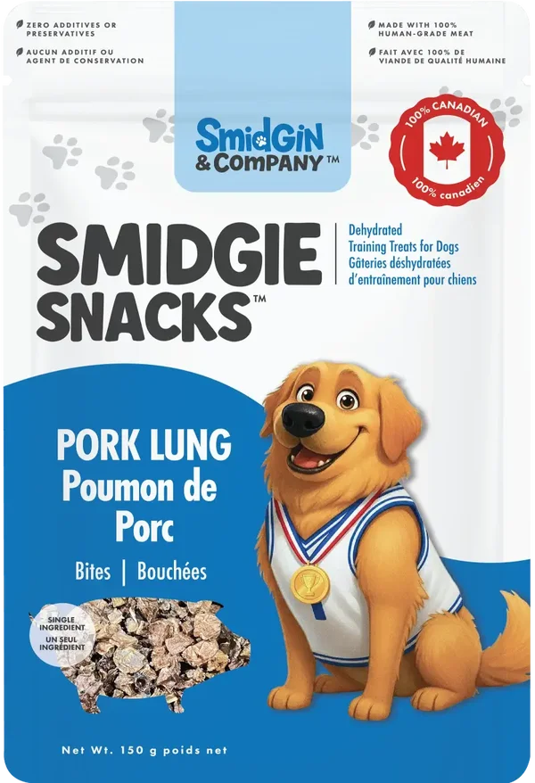 Smidgie Smackers Pork Lung Bites 150g