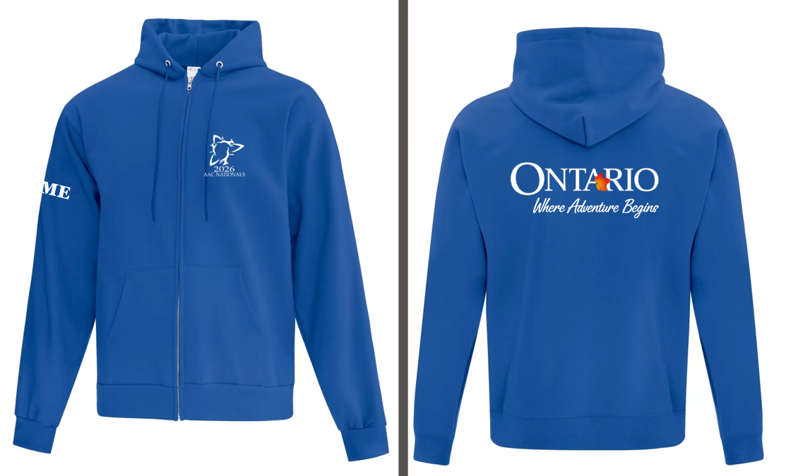 Team Ontario Unsiex Fleece Full-Zip Hoodie