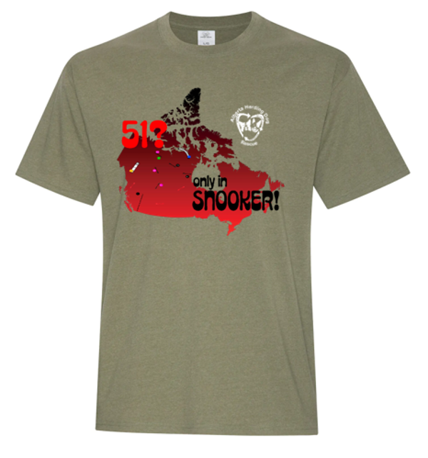 ABHDR Snooker Unisex Earth Wash Tee