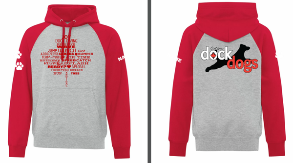 Ontario DockDogs Maple Leaf - Unsiex Two Tone Hoodie ATCF2550