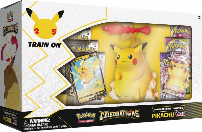 2021 Pokémon 25th Anniversary Pikachu 25th_Premium_Figure_Collection