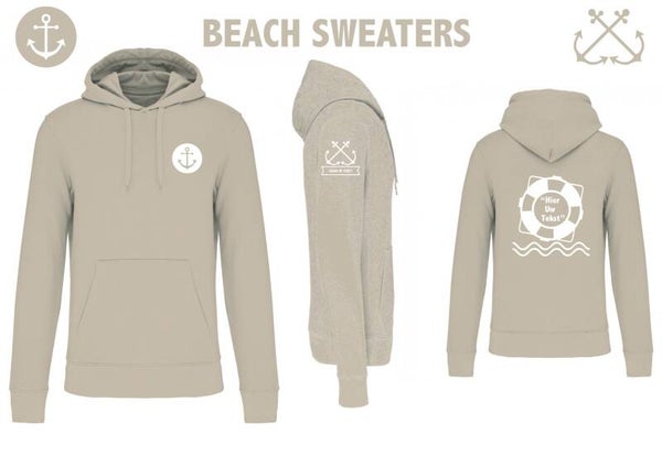 Beach sweater Heren (lage krimp en topkwaliteit art.4027)