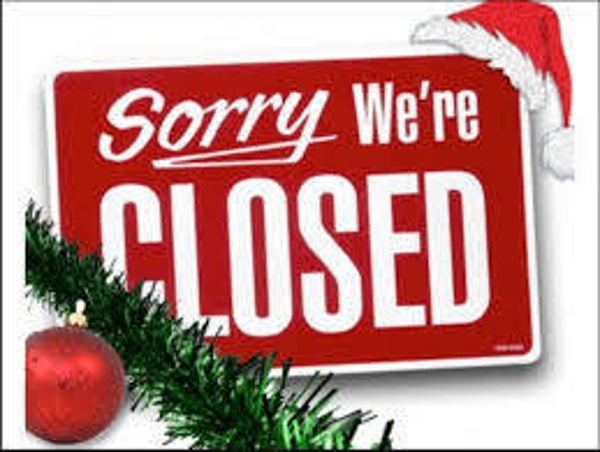 WE ZIJN GESLOTEN VAN 21/12 TOT EN MET 01/01/2021