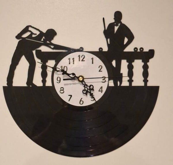 Vinyl klok biljarters