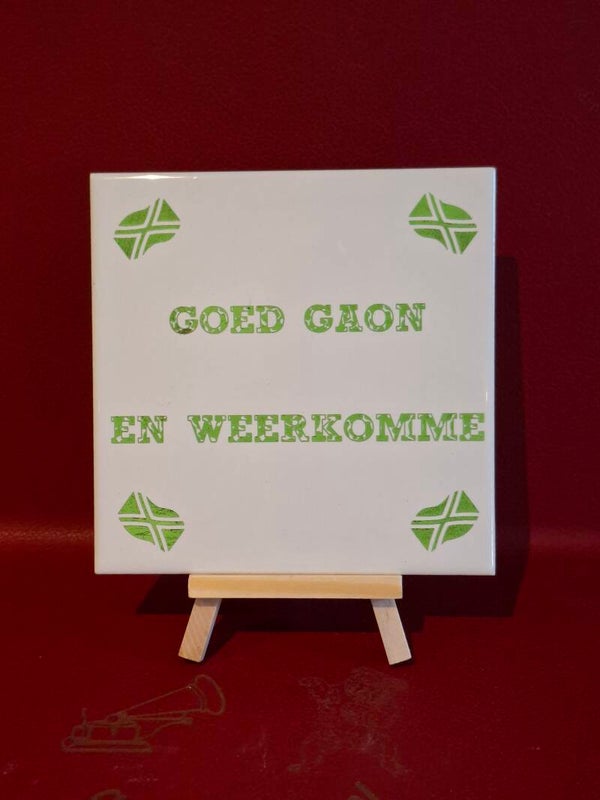 Tegel goed goan