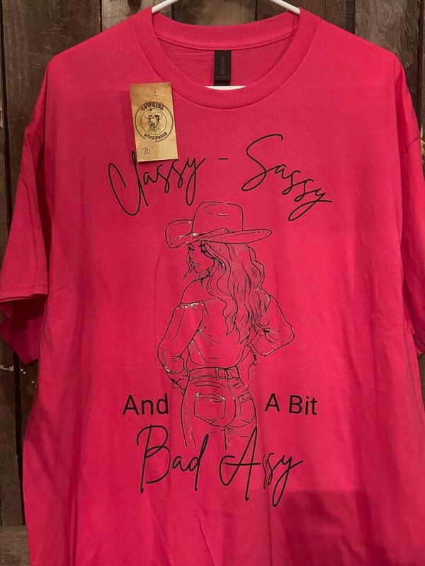 Unique Created T-shirt Classy Bad A$$y