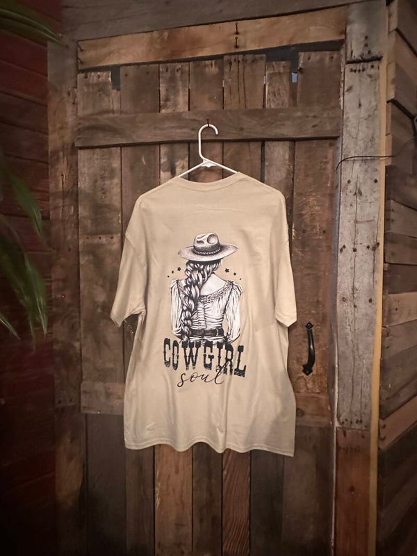Unique Created T-shirt - Cowgirl Soul