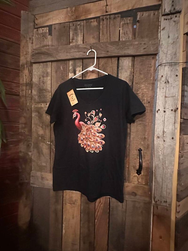 Unique Created Peacock T-shirt