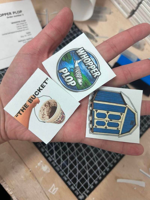 STICKER PACK- 3 awesome WhopperPlop stickers