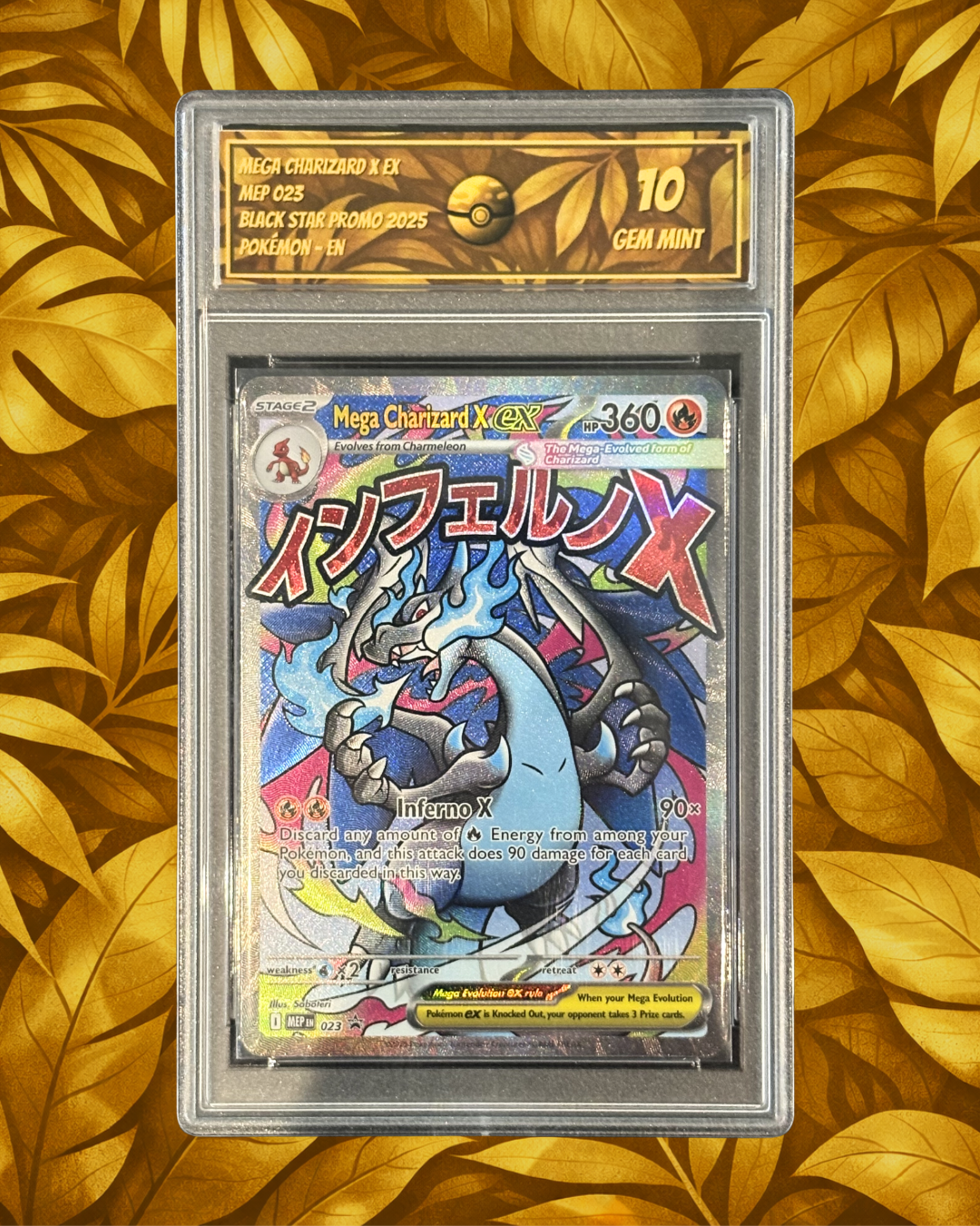 Mega Charizard X EX 023 Promo - SG 10 - GEM MT - EN