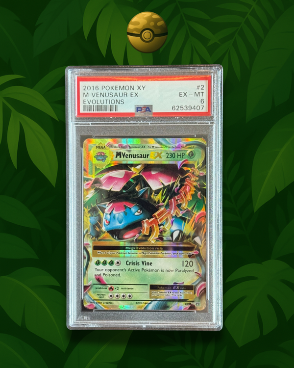 M Venusaur Ex 2/108 - PSA 6 - EN