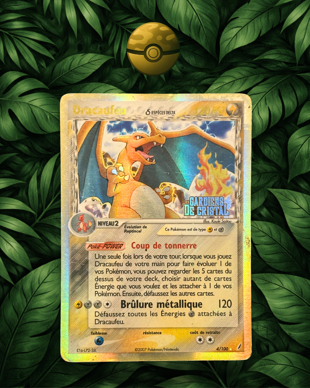 Charizard Delta Species Stamped 4/100 - MP - FR