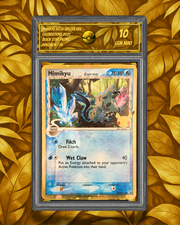 Mimikyu Delta Species SWSH 136 -  SG 10 - Gem MT - EN