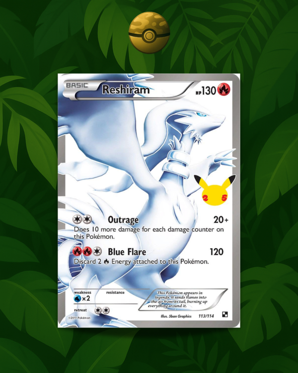 Reshiram 113/114 Celebrations - NM - EN