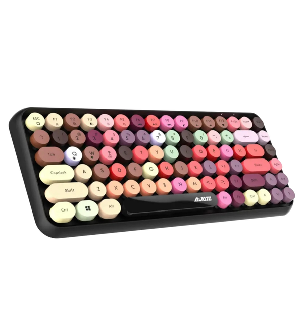 Ajazz 308i Macaron POP Keys - Kleurrijk Draadloos Mechanisch Toetsenbord