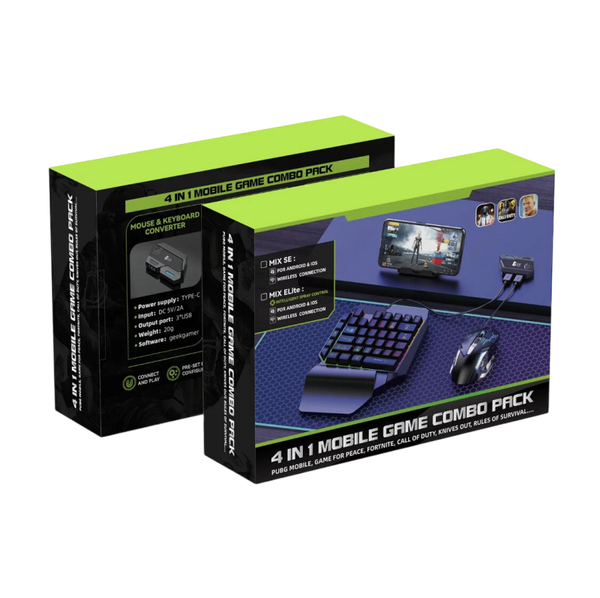 Mix Pro/SE/Elit Mobiele Gaming Adapter 4 in 1 - Combo Pack