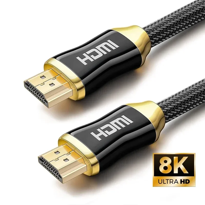 EV-Green 8K Ultra HD 48 Gbps (60hz) 2.1 High Speed HDMI Kabel - (1m, 1.5m, 2m)