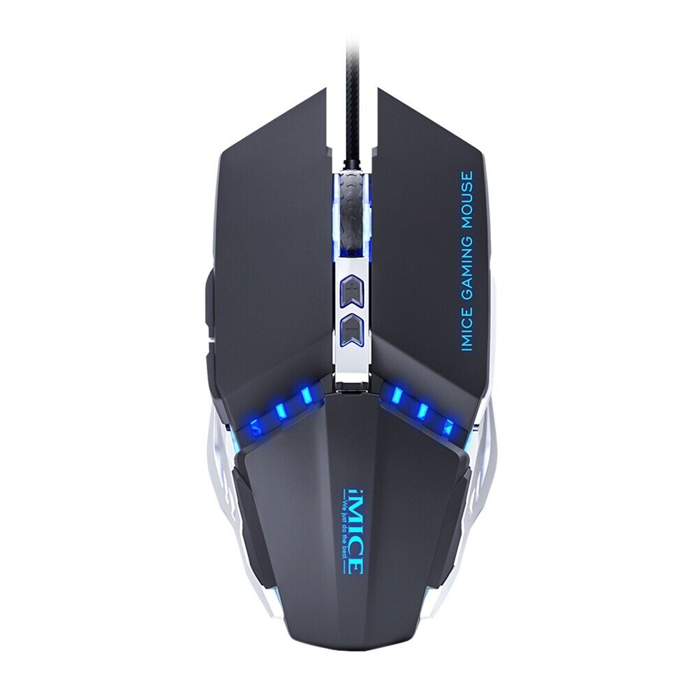 iMice T80 Custom Macro USB Bedrade Gaming Muis 3200 DPI