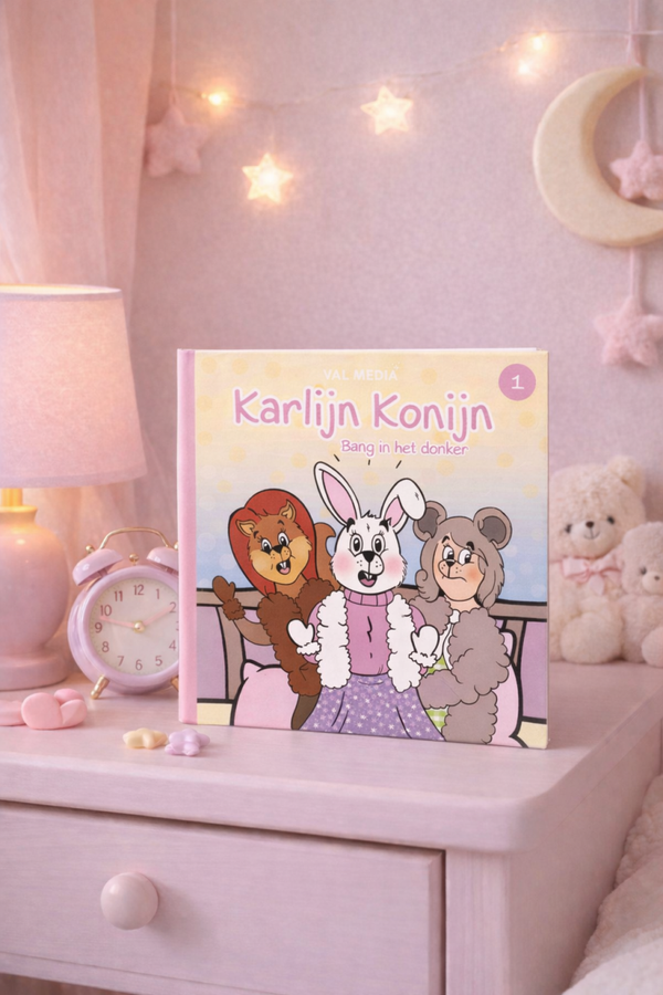 Bang in het donker | Karlijn Konijn prentenboek